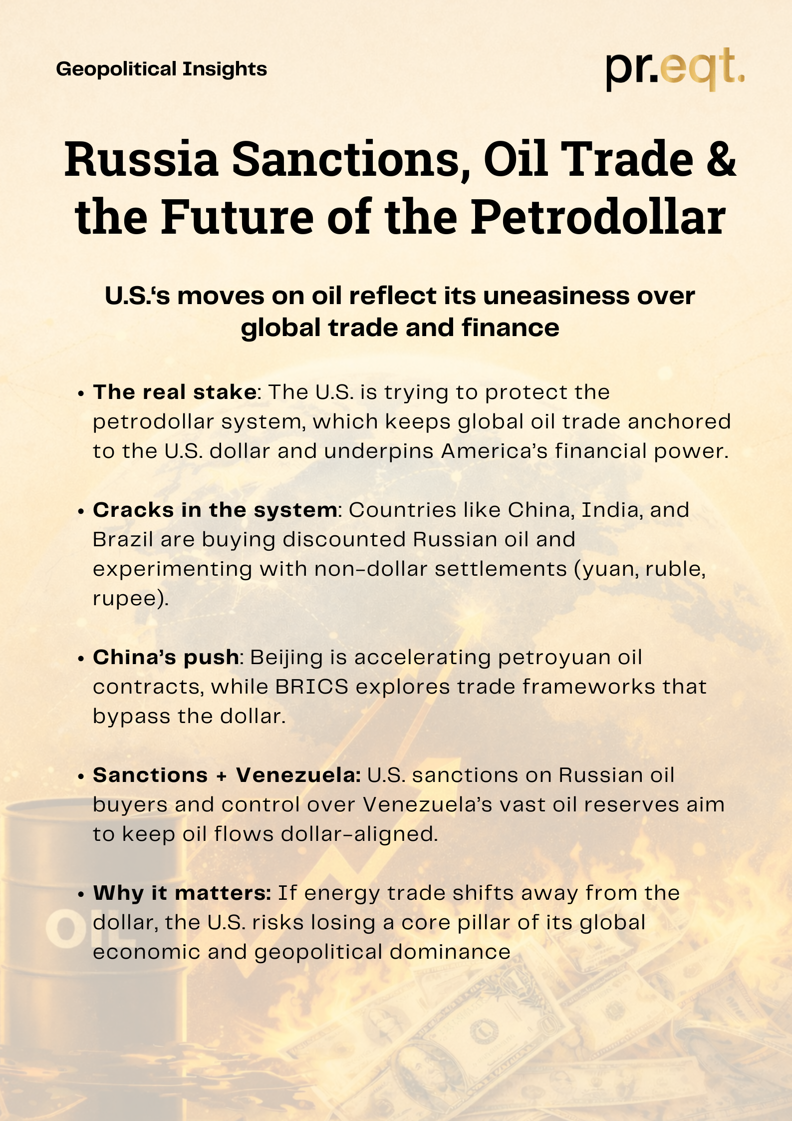 Russia Sanctions, Oil Trade & the Future of the Petrodollar - media 1